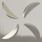 Ekena Millwork 19 5/8in. W x 19 5/8in. H Pinwheel EnduraWall Decorative 3D Wall Panel Covers 2.67 Sq. Ft. WP20X20PIBCR - alternate 1